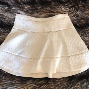 Banana Republic White Circle Skirt